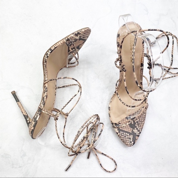 [Steve Madden] Badgirl Ankle Wrap Stiletto Sandal - Picture 2 of 10